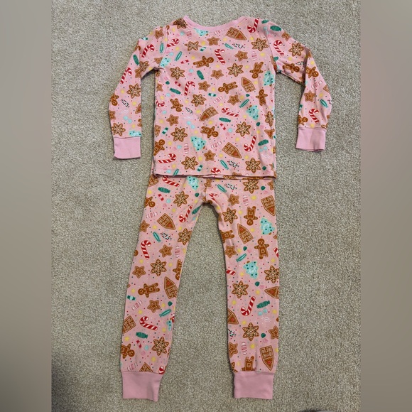 4T Old Navy Pink Toddler Christmas Pajamas - Picture 4 of 4
